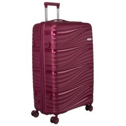Walizka bordowa duża Peterson PTN WA06-W-L. Czerwone walizki Peterson, bez wzorów, duże. Za 237.99 zł.