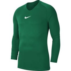 Męska Koszulka Z Długim Rękawem Park DriFIT Base Layer Top. Zielone bluzki z długim rękawem Nike, m, bez wzorów, bez kołnierzyka, bez ramiączek. Za 138.99 zł.
