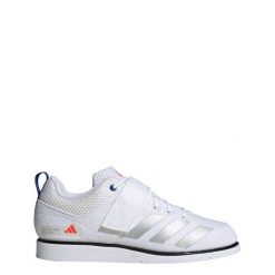 Buty Powerlift 5 Weightlifting. Białe buty treningowe Adidas, bez wzorów, z materiału. Za 465.90 zł.
