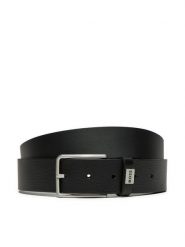 Boss Pasek Męski Elio 50529898 Czarny. Czarne paski Boss, bez wzorów, ze skóry. Za 239.99 zł.
