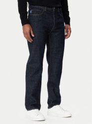HUGO Jeansy 50572788 Granatowy Straight Leg. Niebieskie jeansy Hugo, m. Za 399.99 zł.
