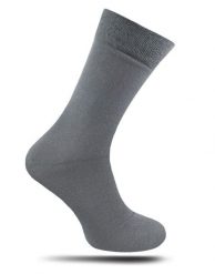 Skarpetki Męskie, Jednokolorowe Szare, Bezuciskowe, 100% BAWEŁNA -NADIR. Szare skarpety Nadir, bez wzorów, z bawełny. Za 14.90 zł.