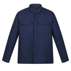 Męska Koszula Ocieplana Gawayne. Niebieskie koszule Regatta, m, bez wzorów, bez kołnierzyka, bez ramiączek. Za 125.99 zł.