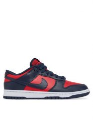 Nike Sneakersy Dunk Low Retro DV0833 601 Czerwony. Czerwone buty sportowe casual Nike, bez wzorów, ze skóry, bez zapięcia. Za 549.99 zł.