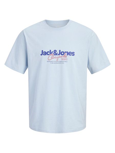 Jack & Jones Koszulka "Cassis" w kolorze błękitnym rozmiar: M. Niebieskie bezrękawniki Jack & Jones, m, bez wzorów, z bawełny, bez kołnierzyka, bez ramiączek. Za 48.28 zł.
