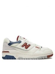 New Balance Sneakersy BB550ESG Biały. Białe buty sportowe casual New Balance, bez wzorów, ze skóry, bez zapięcia. Za 369.99 zł.