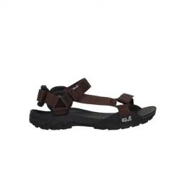 Buty trekkingowe męskie Jack Wolfskin Ridge. Brązowe buty turystyczne Jack Wolfskin, na lato, bez wzorów, z materiału, bez zapięcia, trekkingowe. Za 429.99 zł.