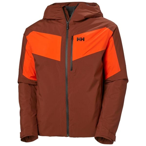 Kurtka narciarska z kapturem Helly Hansen Carv Lifaloft 2.0. Brązowe kurtki narciarskie i snowboardowe Helly Hansen, m, bez wzorów, narciarskie. Za 1,421.50 zł.