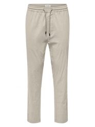 ONLY & SONS Spodnie chino "Onscapri" w kolorze beżowym rozmiar: XL. Brązowe eleganckie spodnie Only & Sons, na co dzień, xl. Za 91.77 zł.