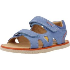 Sandały PABLOSKY 055440P Niebieski. Niebieskie sandały PABLOSKY, z materiału, bez zapięcia. Za 185.99 zł.