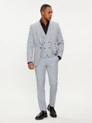 Hugo Garnitur Arti/Hesten 50513538 Szary Extra Slim Fit. Szare garnitury Hugo, m, bez wzorów, z syntetyku. Za 3,659.00 zł.