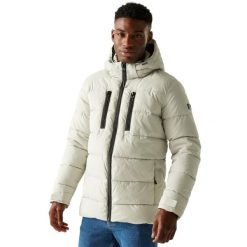 Kurtka z kapturem Regatta Laurade. Brązowe kurtki Regatta, bez wzorów, z puchu, z kapturem. Za 374.80 zł.