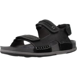 Sandały CLARKS NATURE 5 TRAIL Czarny. Czarne sandały Clarks, ze skóry, bez zapięcia. Za 255.99 zł.