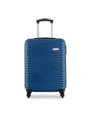 Semi Line Walizka kabinowa T5744-1 Granatowy. Niebieskie walizki Semi-line, bez wzorów, z tworzywa sztucznego. Za 189.99 zł.