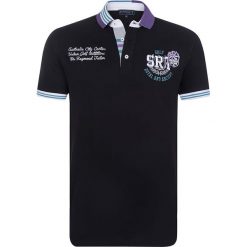 Koszulka polo "Worm Burner" w kolorze czarnym. Koszulki polo marki Sir Raymond Tailor. W wyprzedaży za 173.95 zł.