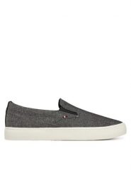 Tommy Hilfiger Tenisówki Th Hi Vulc Low Slip On Ch FM0FM05390 Szary. Szare trampki Tommy Hilfiger, m, bez wzorów, bez zapięcia. Za 239.99 zł.