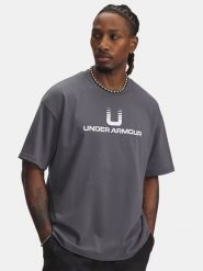 Under Armour Koszulka w kolorze szarym rozmiar: XXL. Szare bezrękawniki Under Armour, xxl, bez wzorów, bez kołnierzyka, bez ramiączek. Za 96.14 zł.