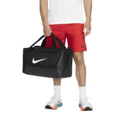 Torba Brasilia Duffle Bag Jeden Rozmiar. Czarne torby na ramię Nike, bez wzorów, z materiału, na ramię, bez dodatków. Za 228.99 zł.