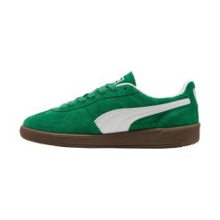 Buty PUMA YELLOW PALERMO Zielony. Zielone buty turystyczne Puma, bez wzorów, z materiału, bez zapięcia, do biegania. Za 419.65 zł.
