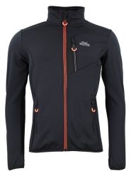 Peak Mountain Kurtka polarowa "Climo" w kolorze czarnym rozmiar: L. Czarne kurtki Peak Mountain, l, bez wzorów, z materiału, bez kaptura. Za 161.73 zł.