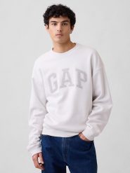 GAP Bluza w kolorze białym rozmiar: L. Białe bluzy GAP, l, bez wzorów, bez kaptura. Za 99.95 zł.