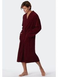 Schiesser Szlafrok w kolorze czerwonym rozmiar: S. Czerwone szlafroki Schiesser, s, bez wzorów, bez ramiączek, bez kaptura. Za 121.80 zł.