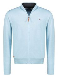 Geographical Norway Kardigan "Fregate" w kolorze błękitnym rozmiar: 3XL. Niebieskie swetry rozpinane Geographical Norway, xl, bez wzorów, bez kołnierzyka, bez ramiączek. Za 108.49 zł.