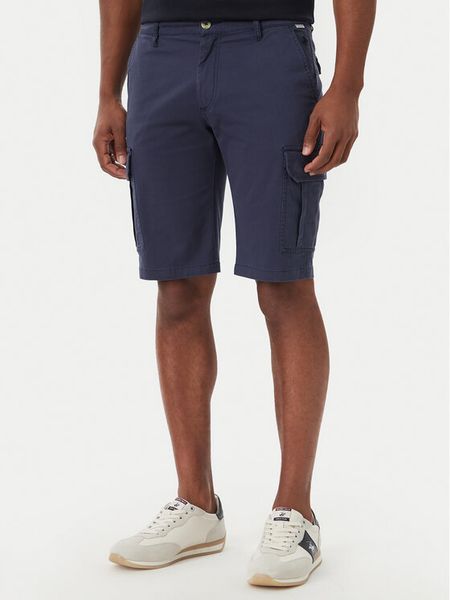 Beverly Hills Polo Club Szorty materiałowe P-SS26M-B476381 Niebieski Regular Fit. Niebieskie szorty Beverly Hills Polo Club, m, bez wzorów, z bawełny. Za 203.99 zł.