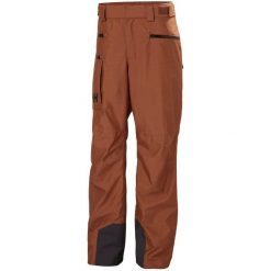 Spodnie narciarskie Helly Hansen Garibaldi 2.0. Brązowe spodnie narciarskie i snowboardowe Helly Hansen, m, bez wzorów, narciarskie. Za 1,190.50 zł.