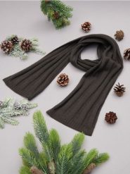 Szalik - szary. Szare szaliki Sinsay, bez wzorów. Za 25.99 zł.
