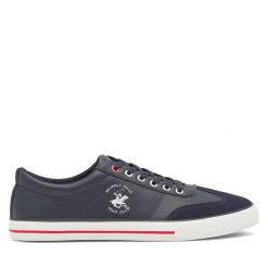 Tenisówki Beverly Hills Polo Club. Niebieskie trampki Beverly Hills Polo Club, m, bez wzorów, bez zapięcia. Za 159.99 zł.