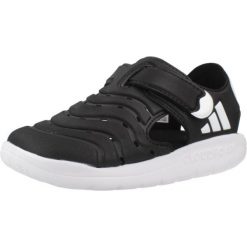 Sandały ADIDAS JP9417 SANDALIA WATER Czarny. Czarne sandały Adidas, z gumy, bez zapięcia. Za 195.50 zł.
