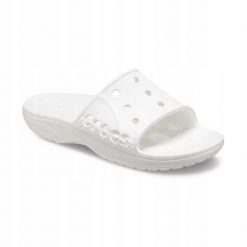 Klapki Dla Dorosłych Crocs Baya II Slide. Białe klapki Crocs, z materiału. Za 99.99 zł.