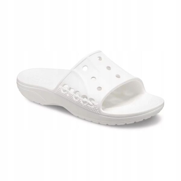 Klapki Dla Dorosłych Crocs Baya II Slide. Czarne klapki Crocs, z materiału. Za 99.99 zł.
