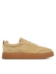 Clarks Sneakersy Boxbee Lace. 26328028 Beżowy jasny. Brązowe buty sportowe casual Clarks, bez wzorów, ze skóry, bez zapięcia. Za 479.99 zł.