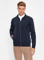 Boss Bluza Shepherd 50 50490955 Granatowy Regular Fit. Niebieskie bluzy Boss, m, bez wzorów, z bawełny, bez kaptura. Za 679.99 zł.