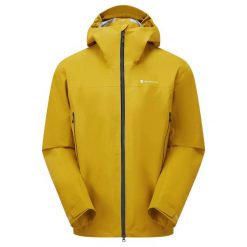 Kurtka wodoodporna Montane Alta Lite. Żółte kurtki Montane, l, bez wzorów, z gore-texu, bez kaptura. Za 3,045.35 zł.