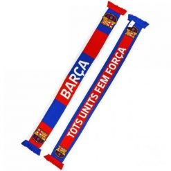Dwustronny Szalik Z Dzianiny Barca. Czarne szaliki FC Barcelona, bez wzorów, z dzianiny. Za 167.99 zł.