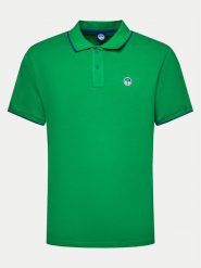 North Sails Polo 692452 Zielony Regular Fit. Zielone koszulki polo North Sails, m, bez wzorów, z bawełny, bez kołnierzyka, bez ramiączek. Za 189.99 zł.
