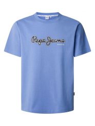 Pepe Jeans Koszulka "Dorian" w kolorze niebieskim rozmiar: M. Niebieskie bezrękawniki Pepe Jeans, m, bez wzorów, z bawełny, bez kołnierzyka, bez ramiączek. Za 101.95 zł.