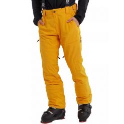 Spodnie narciarskie męskie Teak Pants. Brązowe spodnie narciarskie i snowboardowe Fundango, m, bez wzorów, z dresówki, narciarskie. Za 499.90 zł.