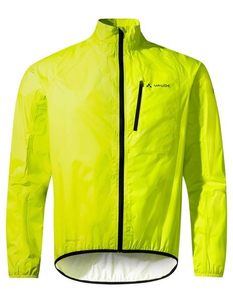 Kurtka hardshell M Drop Jacket III. Żółte kurtki Vaude, m, bez wzorów, z hardshellu, bez kaptura. Za 519.00 zł.