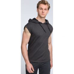 Bluza z krótkim rękawem męska TSM028 - ciemny szary melanż. T-shirty marki 4F. W wyprzedaży za 69.99 zł.