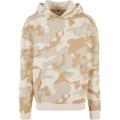 Bluza Z Kapturem Męska Camo Łatwa W Pielęgnacji. Brązowe bluzy z kapturem Urban Classics, m, bez wzorów, z kapturem. Za 153.99 zł.