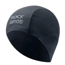 Czapka pod kask, do biegania, na rower, sportowa termoaktywna ROCKBROS. Czarne bielizna termoaktywna ROCKBROS, l, bez wzorów, z dzianiny, bez ramiączek, do biegania. Za 41.99 zł.