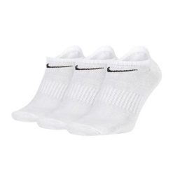 Lekkie Skarpetki Unisex Dla Dorosłych (zestaw 3 Sztuk). Białe skarpety Nike, bez wzorów. Za 114.99 zł.