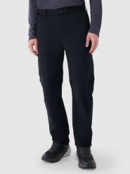 4F Spodnie trekkingowe Zipp-Off w kolorze czarnym rozmiar: L. Czarne spodnie treningowe długie 4F, l, bez wzorów, z materiału. Za 184.02 zł.