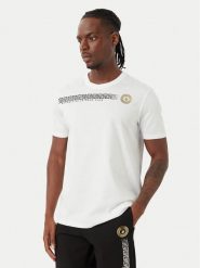 Beverly Hills Polo Club T-Shirt M1608-HR Biały Regular Fit. Białe koszulki polo Beverly Hills Polo Club, m, bez wzorów, z bawełny, bez kołnierzyka, bez ramiączek. Za 172.99 zł.