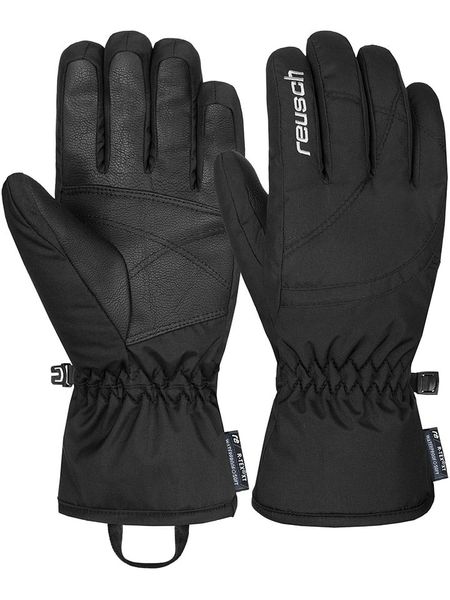 Reusch Rękawiczki narciarskie "Snow Lady R-TEX® XT" w kolorze czarnym rozmiar: 7,5. Czarne rękawiczki Reusch, bez wzorów, ze skóry. Za 132.05 zł.