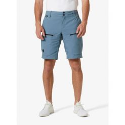Spodenki męskie Helly Hansen Crewline Cargo Shorts 2.0. Niebieskie szorty Helly Hansen, l, bez wzorów, sportowe. Za 335.99 zł.